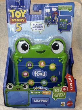 Mattel Toy Story 5 Lilypad Interactive Frog Toy - Green & Blue